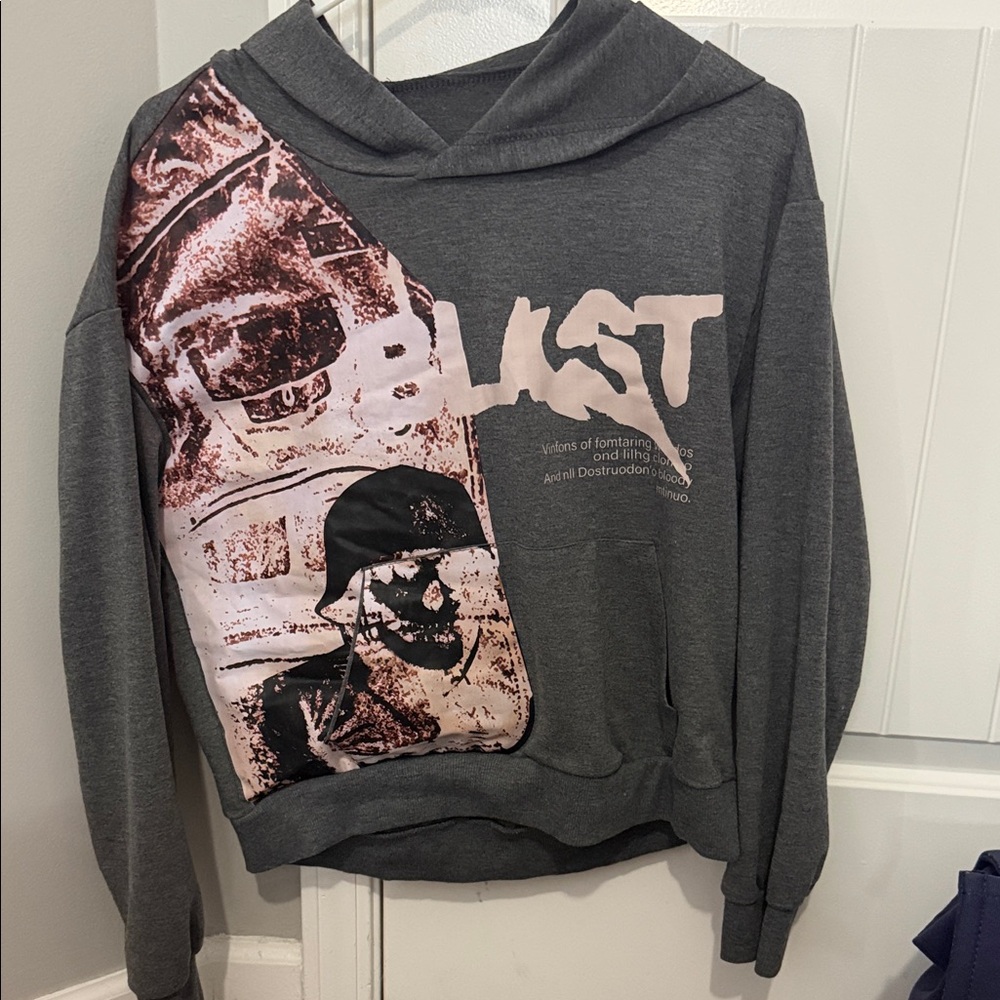 Gray Blast Hoodie